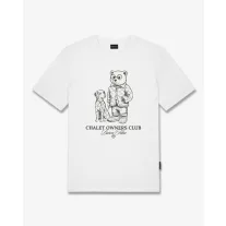 FW26 Supima Cotton Lineart T-Shirt Filou 182 - White