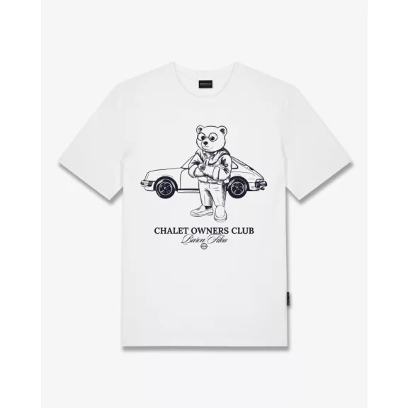 FW26 Supima Cotton Lineart T-Shirt Filou 186 - White FW26 Supima Cotton Lineart T-Shirt Filou 186 - White