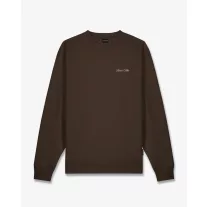   FW26 Backprint Poster Lineart Pullover Filou 186 - Chocolate Brown