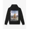 FW26 Backprint Hoodie Filou 187 SPEED NEVER SLEEPS - Black