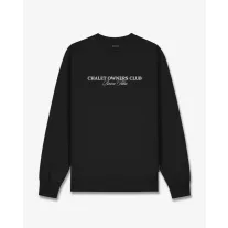   FW26 Backprint Poster Pullover Filou 183 Chalet Owners Club - Black
