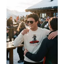   FW26 Pullover Filou Chalet Owners Club FILOU SKIING - Off-White