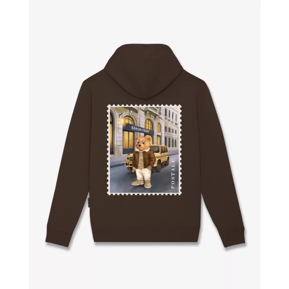 FW26 Backprint Poster Hoodie Filou 183 Chalet Owners Club - Chocolate Brown FW26 Backprint Poster Hoodie Filou 183 Chalet Owners Club - Chocolate Brown