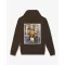 FW26 Backprint Poster Hoodie Filou 183 Chalet Owners Club - Chocolate Brown