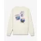 FW26 Backprint Pullover Filou 181 WINTER STAMPS - Off-White