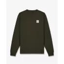 FW26 Backprint Pullover Filou 182 STAMP - Olive Green