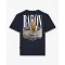 FW26 Backprint T-Shirt Filou 187 Chalet Owners Club BARON - Oxford Blue