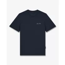   FW26 Backprint T-Shirt Filou 187 Chalet Owners Club BARON - Oxford Blue