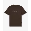 FW26 Backprint Poster T-Shirt Filou 183 Chalet Owners Club - Chocolate Brown FW26 Backprint Poster T-Shirt Filou 183 Chalet Owners Club - Chocolate Brown
