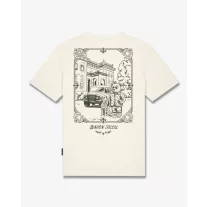 FW26 Poster Lineart Backprint T-Shirt Filou 182 - Off-White