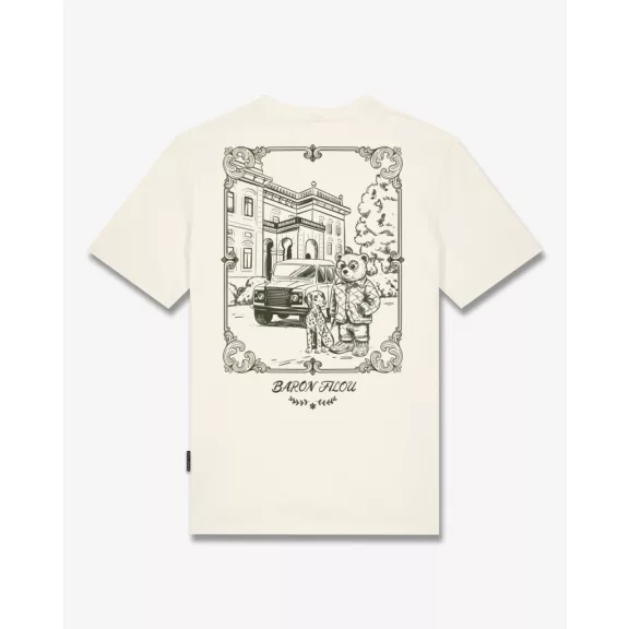FW26 Poster Lineart Backprint T-Shirt Filou 182 - Off-White FW26 Poster Lineart Backprint T-Shirt Filou 182 - Off-White