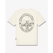 FW26 Oval Backprint T-Shirt Filou 187 - Off-White