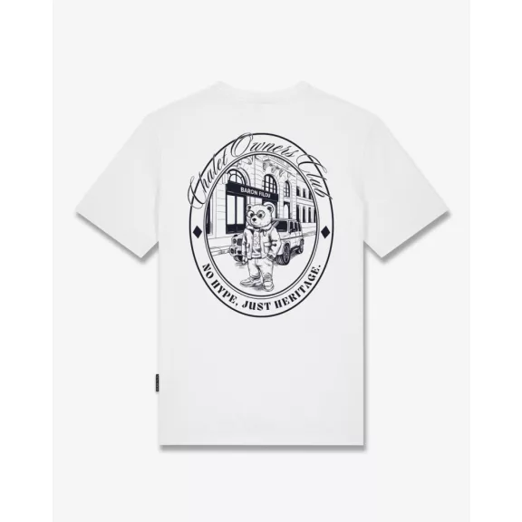 FW26 Oval Backprint T-Shirt Filou 183 - White FW26 Oval Backprint T-Shirt Filou 183 - White