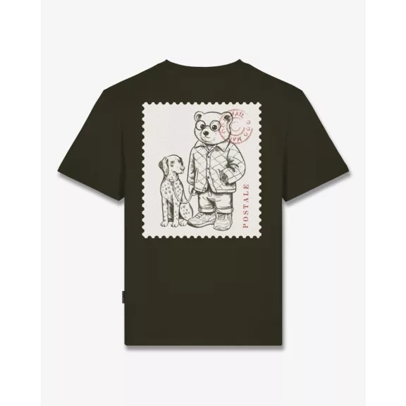 FW26 Backprint T-Shirt Filou 182 STAMP - Olive Green FW26 Backprint T-Shirt Filou 182 STAMP - Olive Green