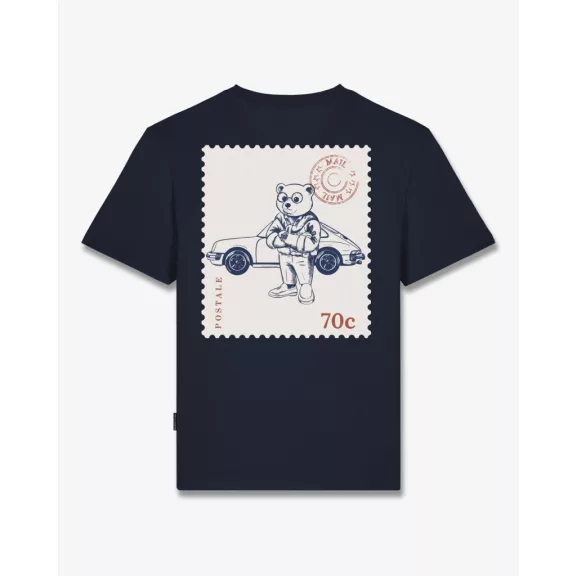 FW26 Backprint T-Shirt Filou 186 STAMP - Oxford Blue FW26 Backprint T-Shirt Filou 186 STAMP - Oxford Blue