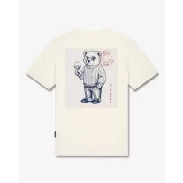 FW26 Backprint T-Shirt Filou 181 STAMP - Off-White