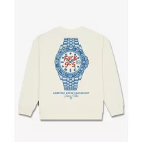 FW26 Oversized Backprint Pullover FUCK 9-5 - Off-White