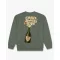 FW26 Oversized Backprint Pullover BOTTLE - Olive Green