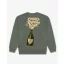 FW26 Oversized Backprint Pullover BOTTLE - Olive Green