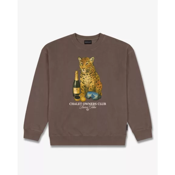 FW26 Oversized Pullover CHEETAH - Chocolate Brown FW26 Oversized Pullover CHEETAH - Chocolate Brown