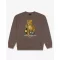FW26 Oversized Pullover CHEETAH - Chocolate Brown