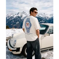 FW26 Oversized Backprint T-Shirt FUCK 9-5 - Off-White