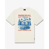 FW26 Oversized T-Shirt IMPERIAL HOTEL - Off-White