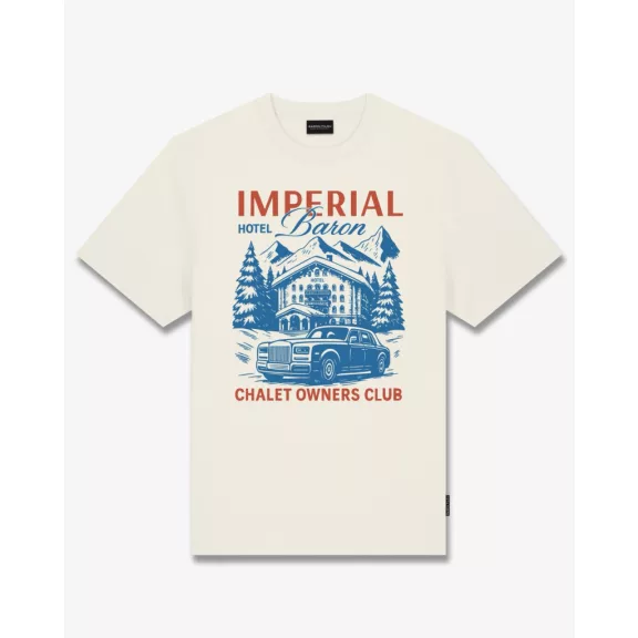 FW26 Oversized T-Shirt IMPERIAL HOTEL - Off-White FW26 Oversized T-Shirt IMPERIAL HOTEL - Off-White
