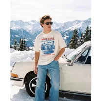FW26 Oversized T-Shirt IMPERIAL HOTEL - Off-White