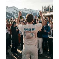 FW26 Oversized Backprint T-Shirt APRÈS SKI BILL - Off-White