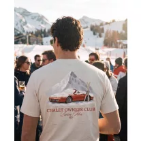 FW26 Oversized Backprint T-Shirt SNOWY CAR - Off-White
