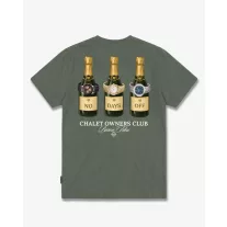   FW26 Oversized Backprint T-Shirt BOTTLES AND WATCHES - Olive Green