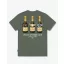 FW26 Oversized Backprint T-Shirt BOTTLES AND WATCHES - Olive Green