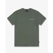   FW26 Oversized Backprint T-Shirt BOTTLES AND WATCHES - Olive Green