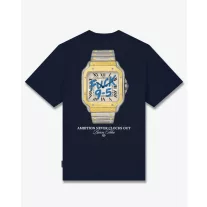 FW26 Oversized Backprint T-Shirt FUCK 9-5 - Oxford Blue