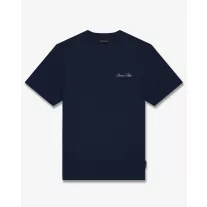 FW26 Oversized Backprint T-Shirt FUCK 9-5 - Oxford Blue