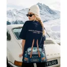 FW26 Oversized Backprint T-Shirt CAR WITH SKIS - Oxford Blue FW26 Oversized Backprint T-Shirt CAR WITH SKIS - Oxford Blue