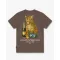 FW26 Oversized Backprint T-Shirt CHEETAH - Chocolate Brown