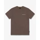 FW26 Oversized Backprint T-Shirt CHEETAH - Chocolate Brown