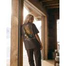 FW26 Oversized Backprint T-Shirt CHEETAH - Chocolate Brown