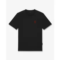 FW26 Signature Embroidered T-Shirt - Black