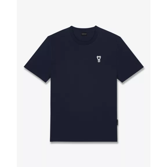 FW26 Signature Embroidered T-Shirt - Oxford Blue FW26 Signature Embroidered T-Shirt - Oxford Blue