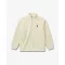 FW26 Signature Embroidered Half-Zip Fleece Pullover - Off-White