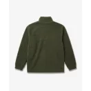 FW26 Signature Embroidered Half-Zip Fleece Pullover - Olive Green