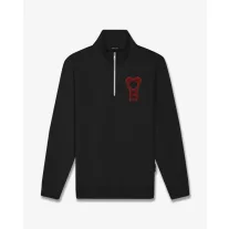 FW26 Signature Half-Zip Pullover - Black