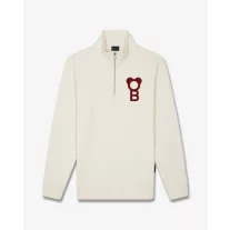 FW26 Signature Half-Zip Pullover - Off-White