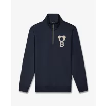 FW26 Signature Half-Zip Pullover - Oxford Blue