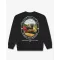 FW26 Oversized Backprint Pullover BARON IS BACK IN TOWN - Black