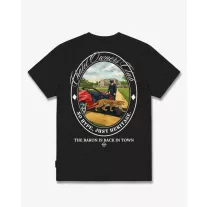   FW26 Oversized Backprint T-Shirt BARON IS BACK IN TOWN - Black