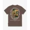 FW26 Oversized Backprint T-Shirt WATCH DEALER - Chocolate Brown